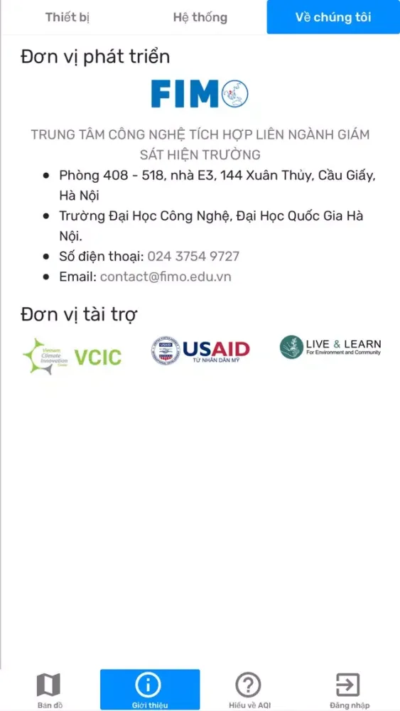 Ảnh chụp màn hình của AirNet