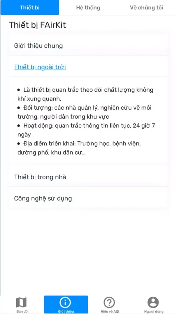 Ảnh chụp màn hình của AirNet