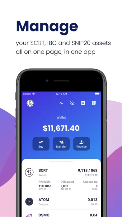 Zrzuty ekranu Fina Wallet