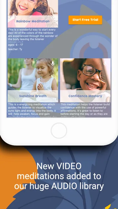 Captures d'écran de DreamyKid Meditation App