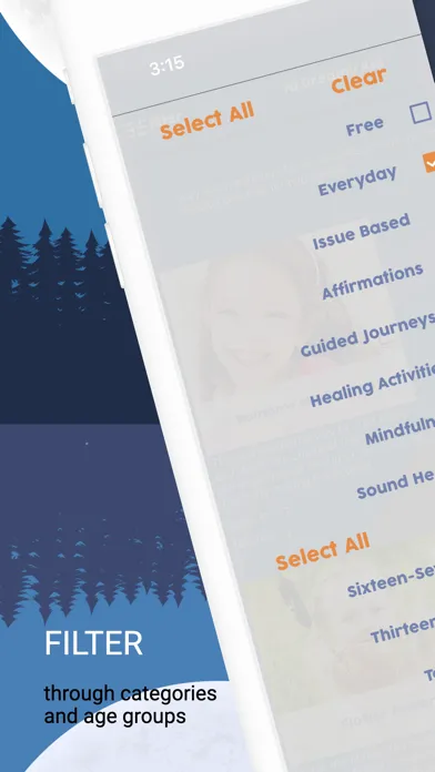 Captures d'écran de DreamyKid Meditation App