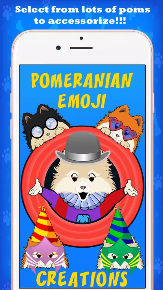 تصاویر Pomeranian Emoji Creations
