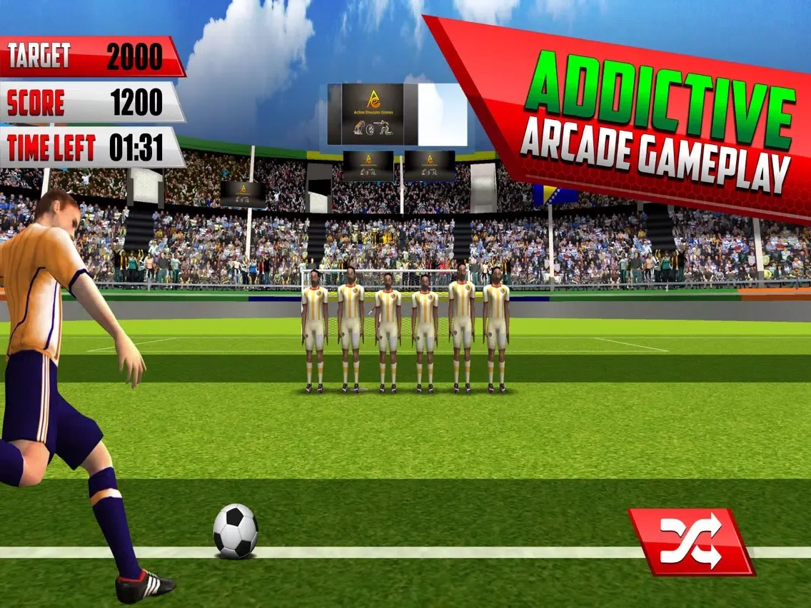 Capturas de pantalla de Final Soccer Flick : Free Penalty Kick iPad 