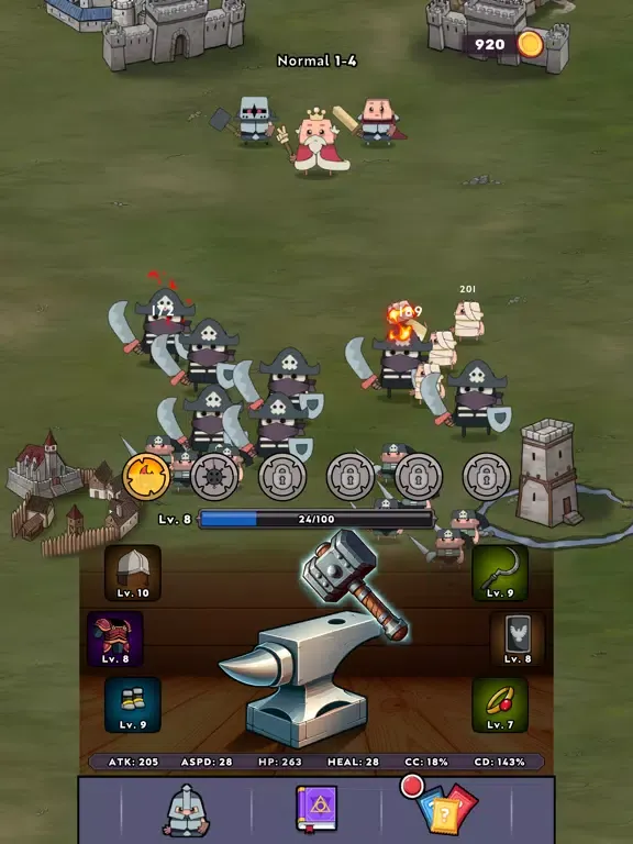Forge Master: Idle RPG iPad  Ekran Görüntüleri