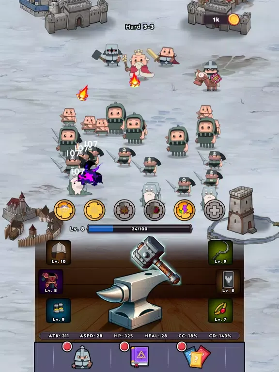 Forge Master: Idle RPG iPad  Ekran Görüntüleri