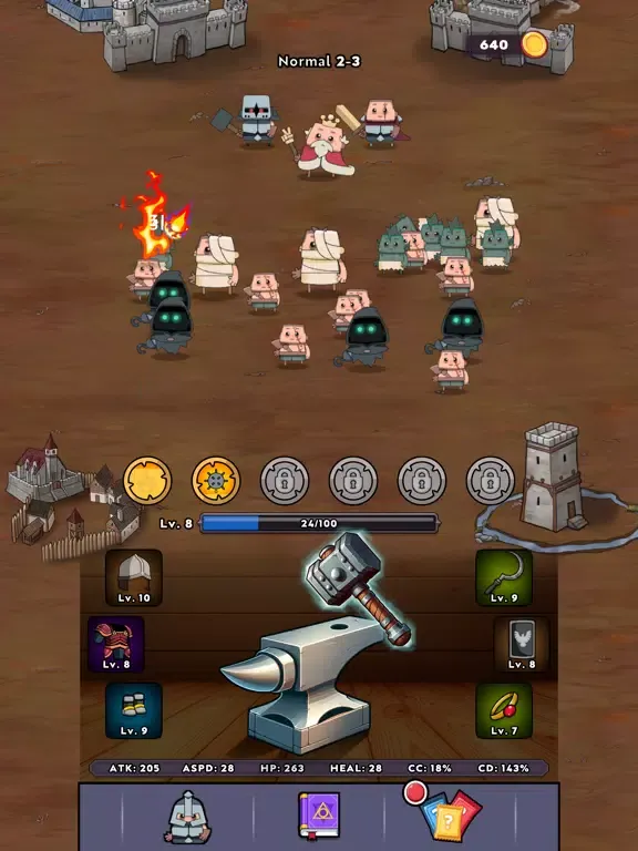 Forge Master: Idle RPG iPad  Ekran Görüntüleri