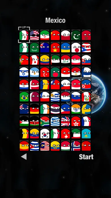 Capturas de tela do Space Countryballs