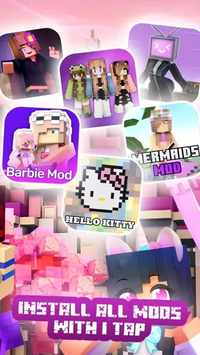Capturas de tela do Master Mods for Minecraft PE.