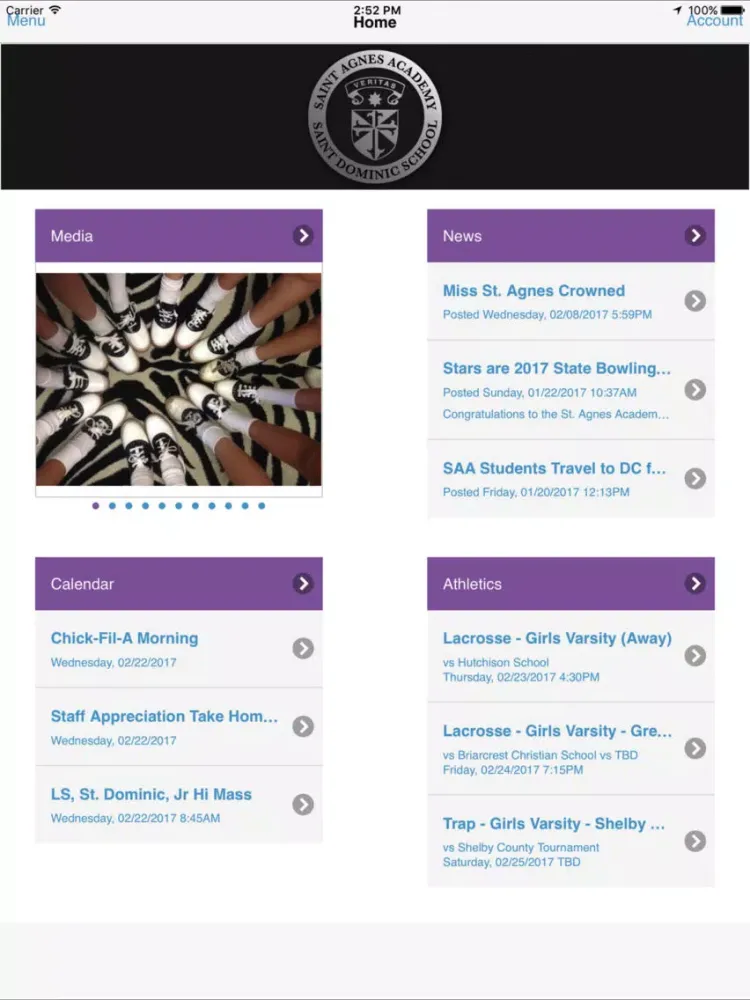 St. Agnes Academy-St. Dominic School iPad  سکرین شاٹس