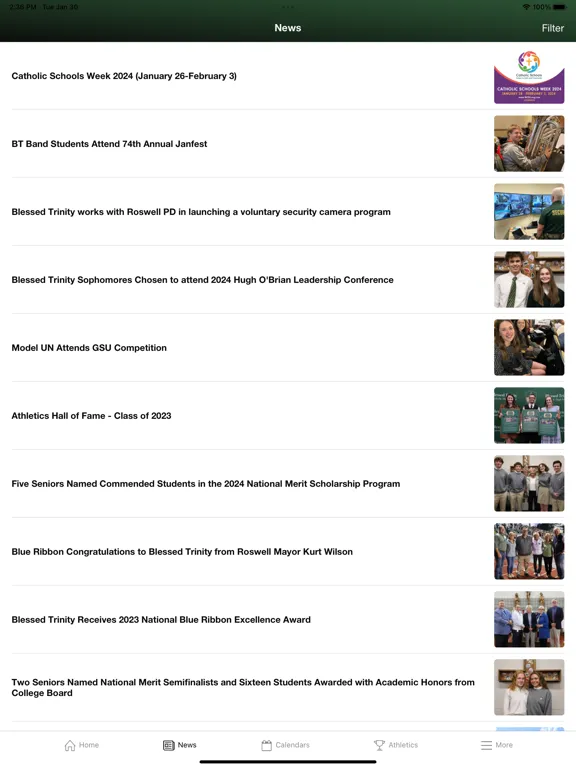 Blessed Trinity Catholic HS iPad  স্ক্রিনশট