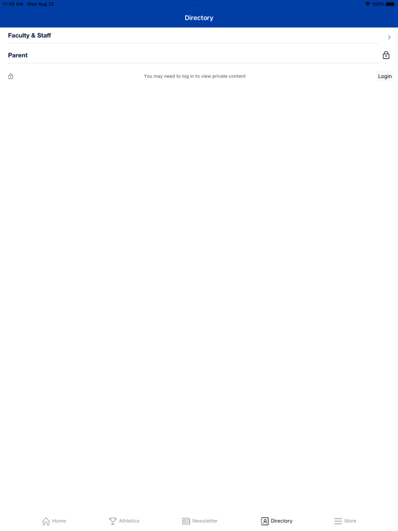 Saint Thomas Academy iPad  स्क्रीनशॉट