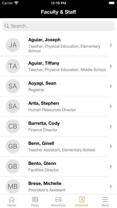 Screenshot di Hawaii Baptist Academy
