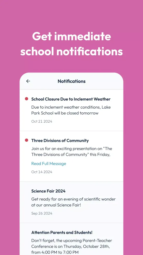 Hamilton Twp. School District Screenshots