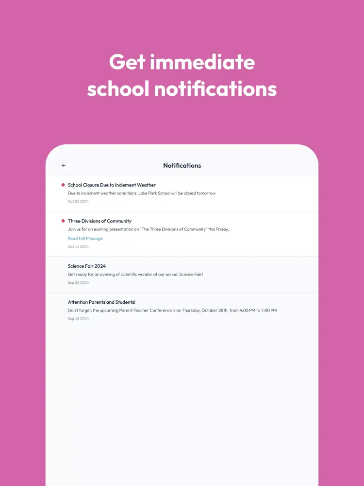 Hamilton Twp. School District Screenshots