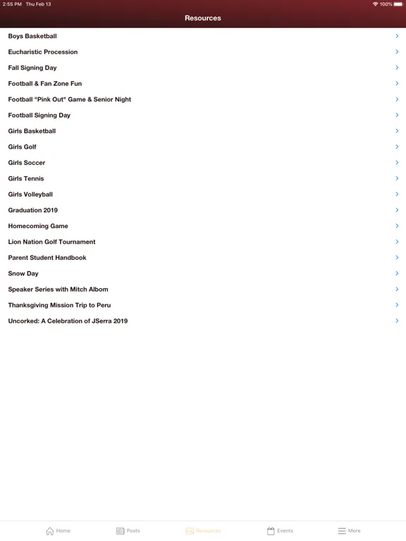 تصاویر JSerra Catholic High School iPad 