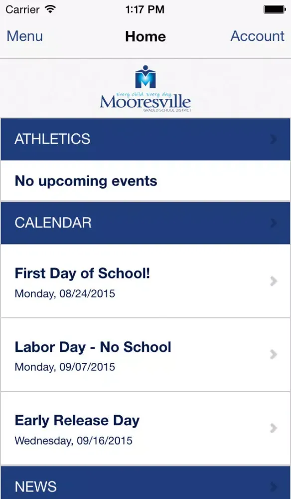 Mooresville Graded School District 스크린샷