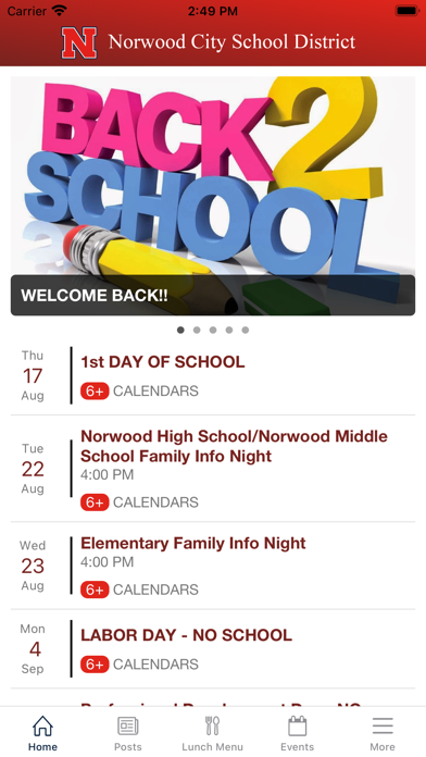 Tangkapan skrin Norwood City School District