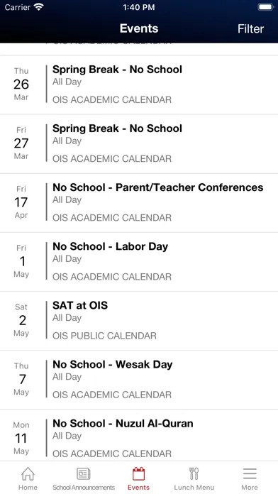My Oasis International School Screenshots