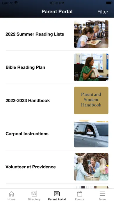 Ảnh chụp màn hình của Providence Christian School TX