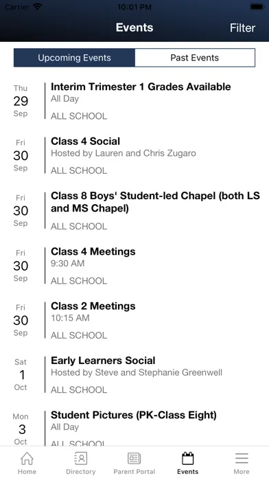 Ảnh chụp màn hình của Providence Christian School TX