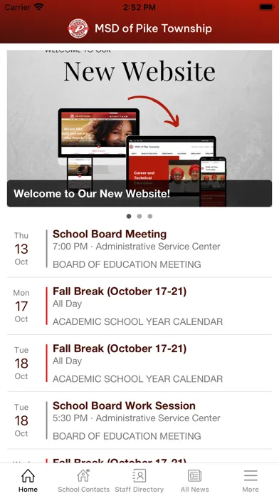 MSD of Pike Township Screenshots