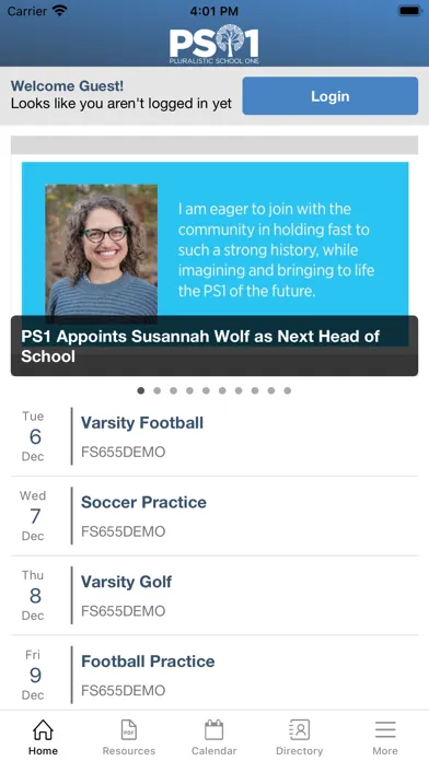 تصاویر PS1 Pluralistic School App