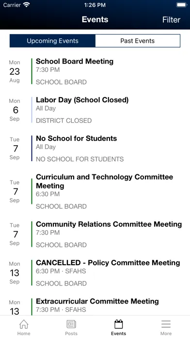 Capturas de tela do Spring-Ford School District