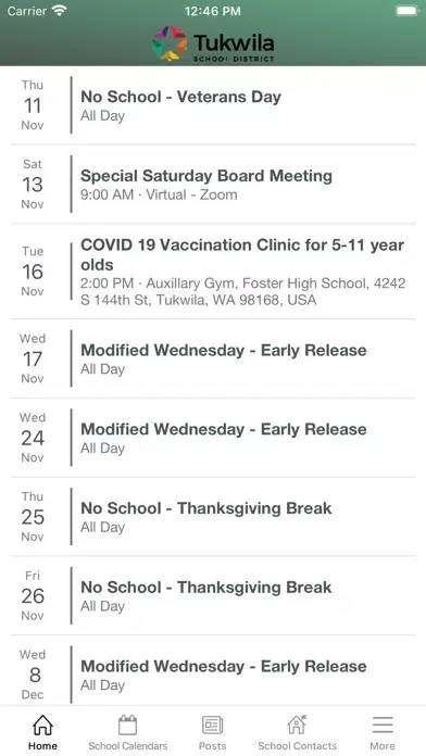 Tukwila School District App स्क्रीनशॉट