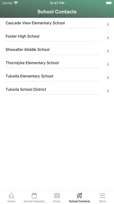 Tukwila School District App स्क्रीनशॉट