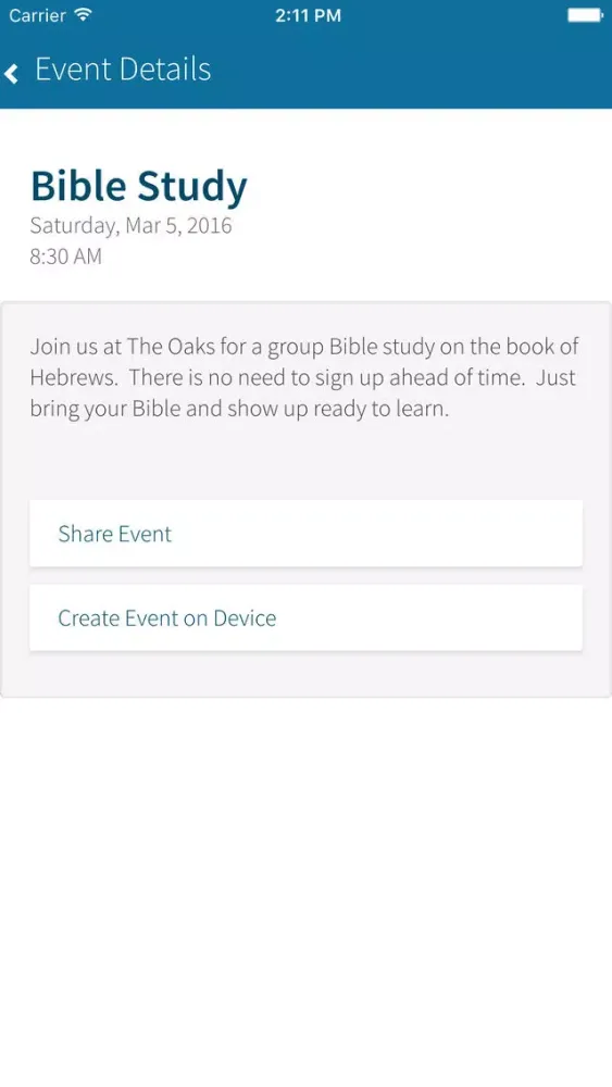 تصاویر The Oaks Community Church