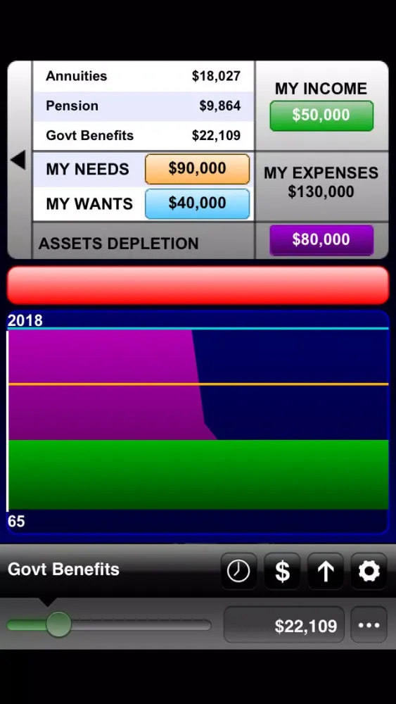 Retire Logix Screenshots
