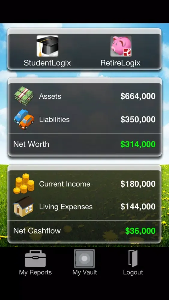 Retire Logix Screenshots