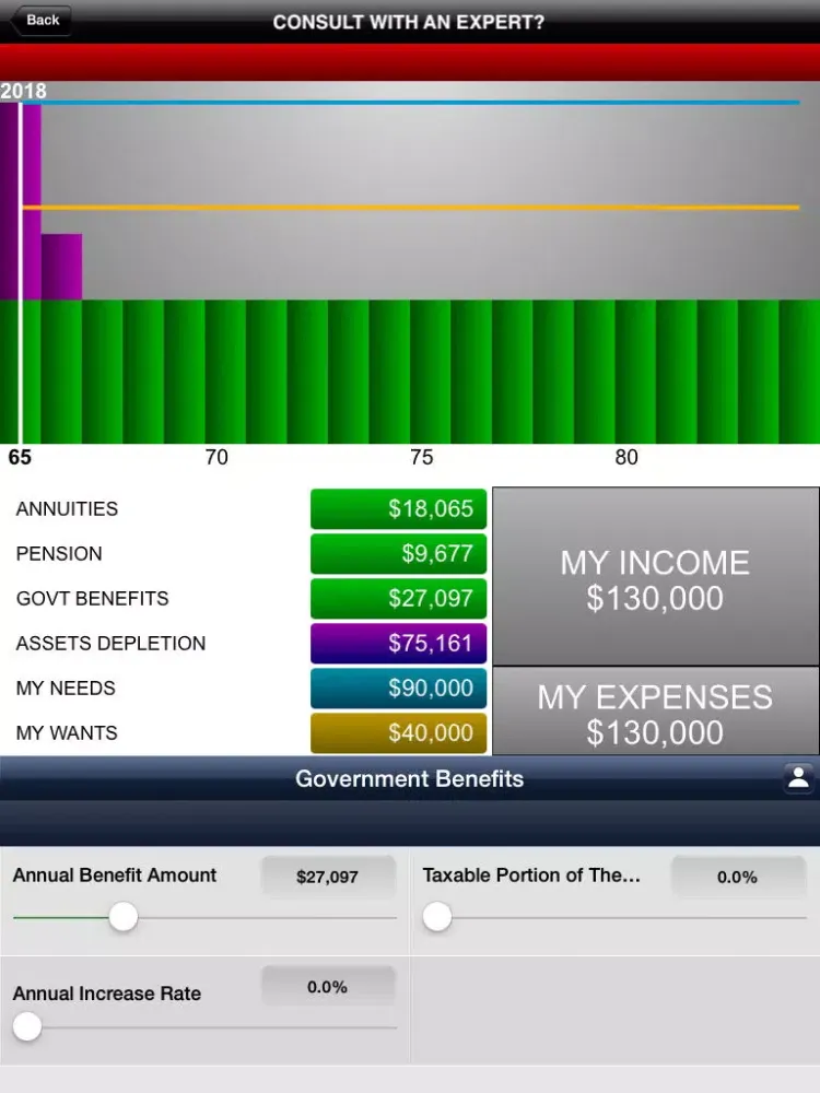 Capturas de pantalla de Searcy Financial Services iPad 