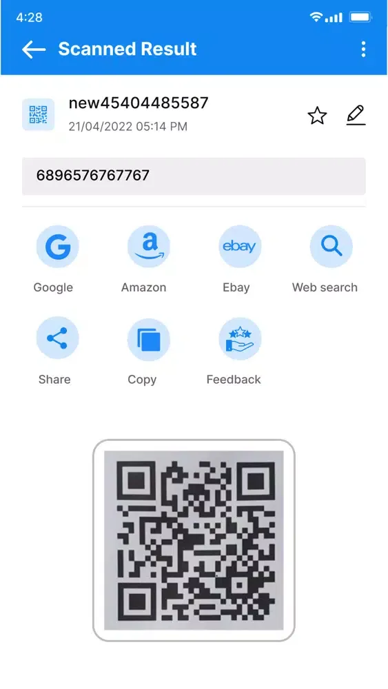 Capturas de pantalla de QR Code Reader - QRCode