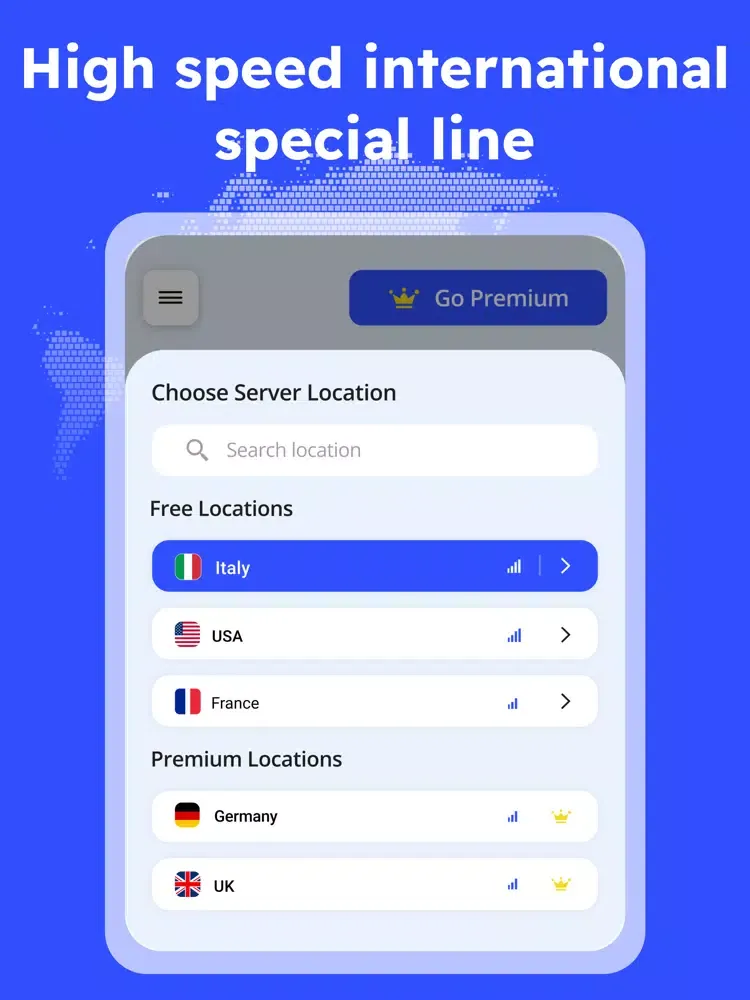 Screenshot di VPNFast - Unlimited VPN Proxy iPad 
