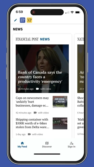 Financial Post Ekran Görüntüleri