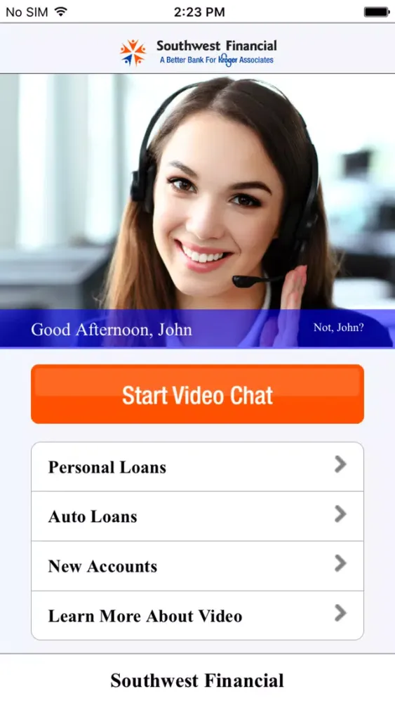 تصاویر Southwest Financial Video Chat