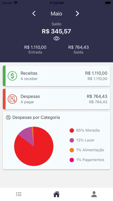 صور FinApp - Finanças Pessoais