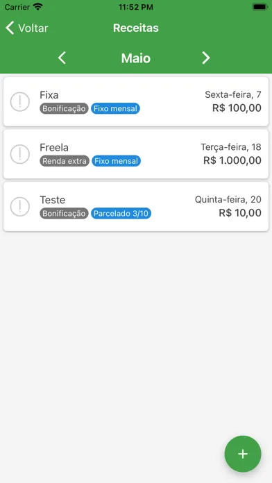 صور FinApp - Finanças Pessoais
