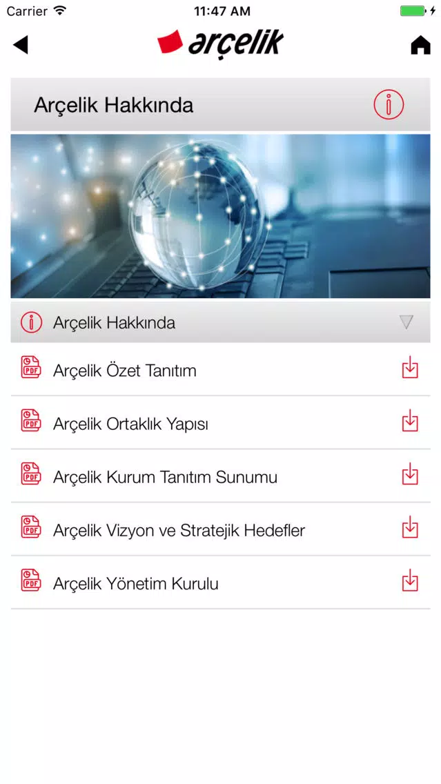 Arçelik IR應用截圖