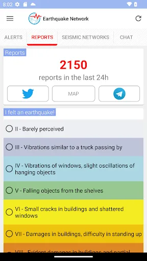 Скриншоты Earthquake Network PRO