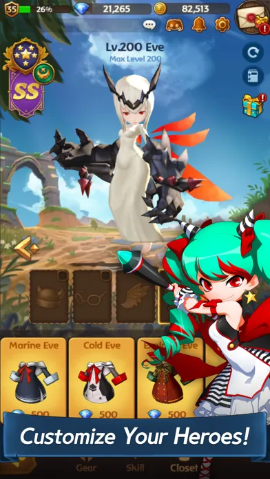 Hello Hero Epic Battle: 3D RPG 스크린샷