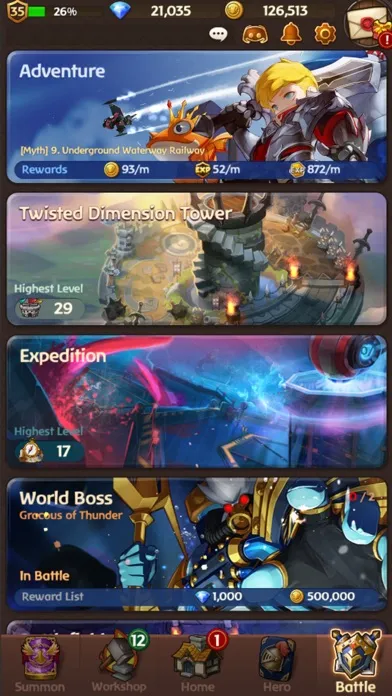 Hello Hero Epic Battle: 3D RPG 스크린샷