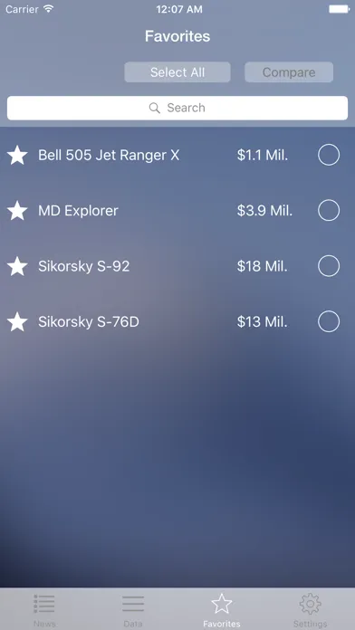 AirDB Civil Helicopters Data应用截图