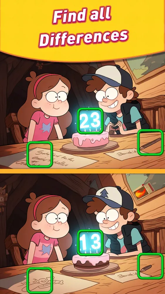 Capturas de pantalla de Find Differences: Seek & Spot