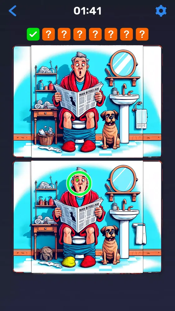 تصاویر Find the Difference Eye Puzzle