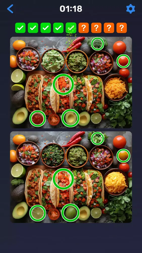 تصاویر Find the Difference Eye Puzzle