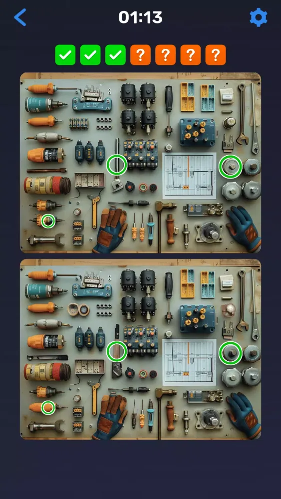 تصاویر Find the Difference Eye Puzzle