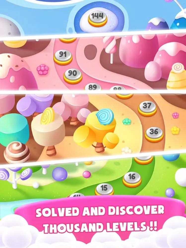 Candy Sweet Sugar Party iPad  Screenshots
