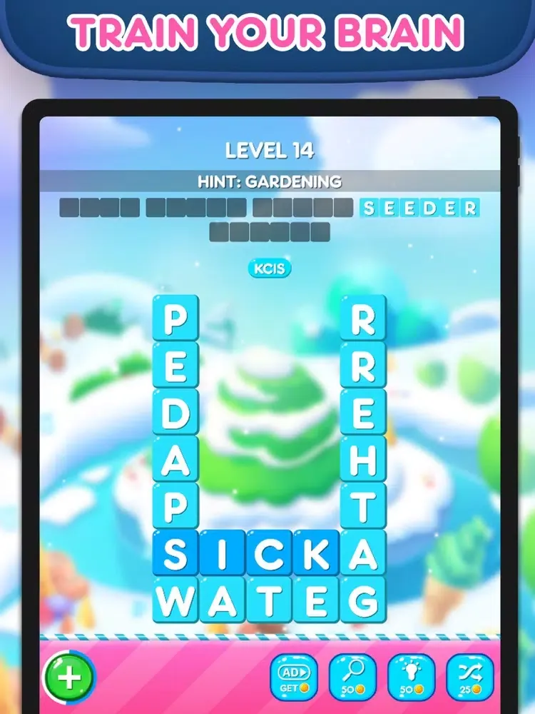 Screenshot di Word Bars : Stack the Words iPad 